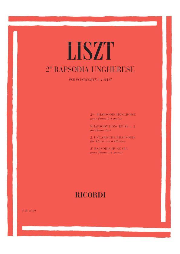19 Rapsodie Ungheresi: N.2 In Do Diesis Min.